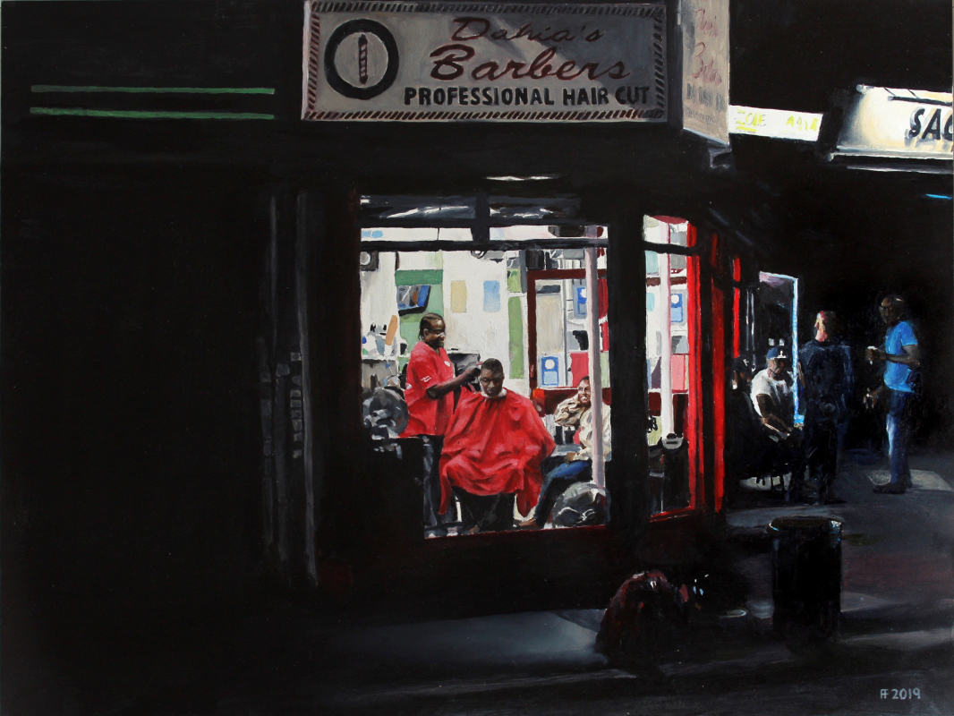 Dahia's Barbers 18 x 24